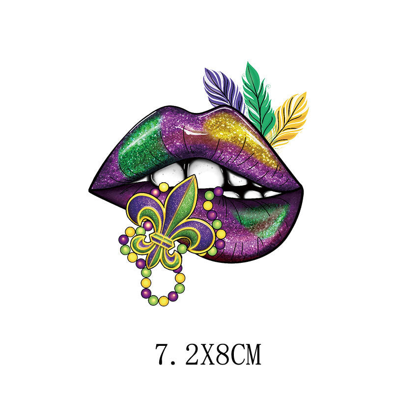 Wholesale Carnival Printed Hot Stamps   UV DTF Ready to Press Transfers Wraps