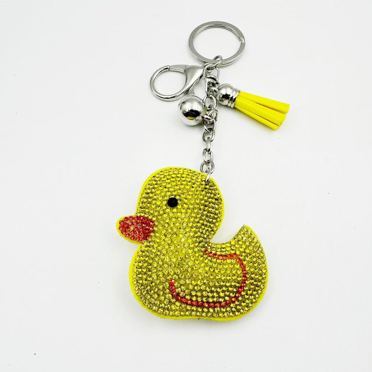Wholesale  creative cartoon animal diamond key chain Cute Keychain