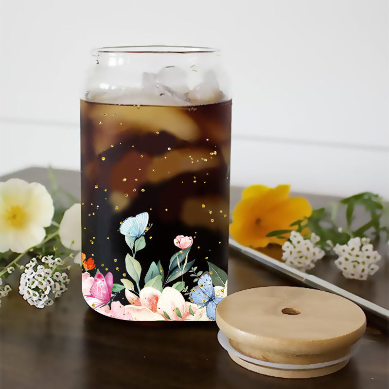 Wholesale Uv Transfer Sticker Glass Cup Crystal Label Crystal Sticker 16OZ UV DTF WRAPS