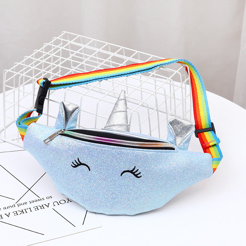 Bolsa de cintura láser de caricatura para niños al por mayor