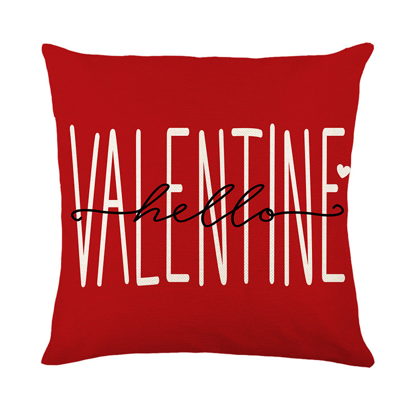 Wholesale Valentine's Day Love Polyester Pillow Cover