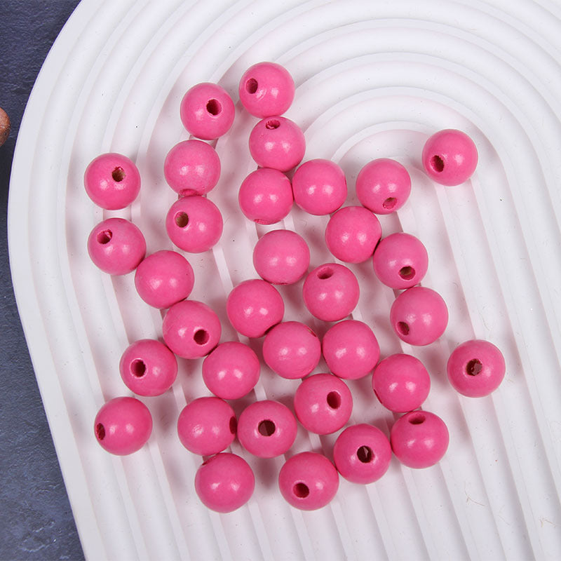 Wholesale 20pcs Summer Watermelon Dwarf Colorful Wooden Beads DIY Accessories
