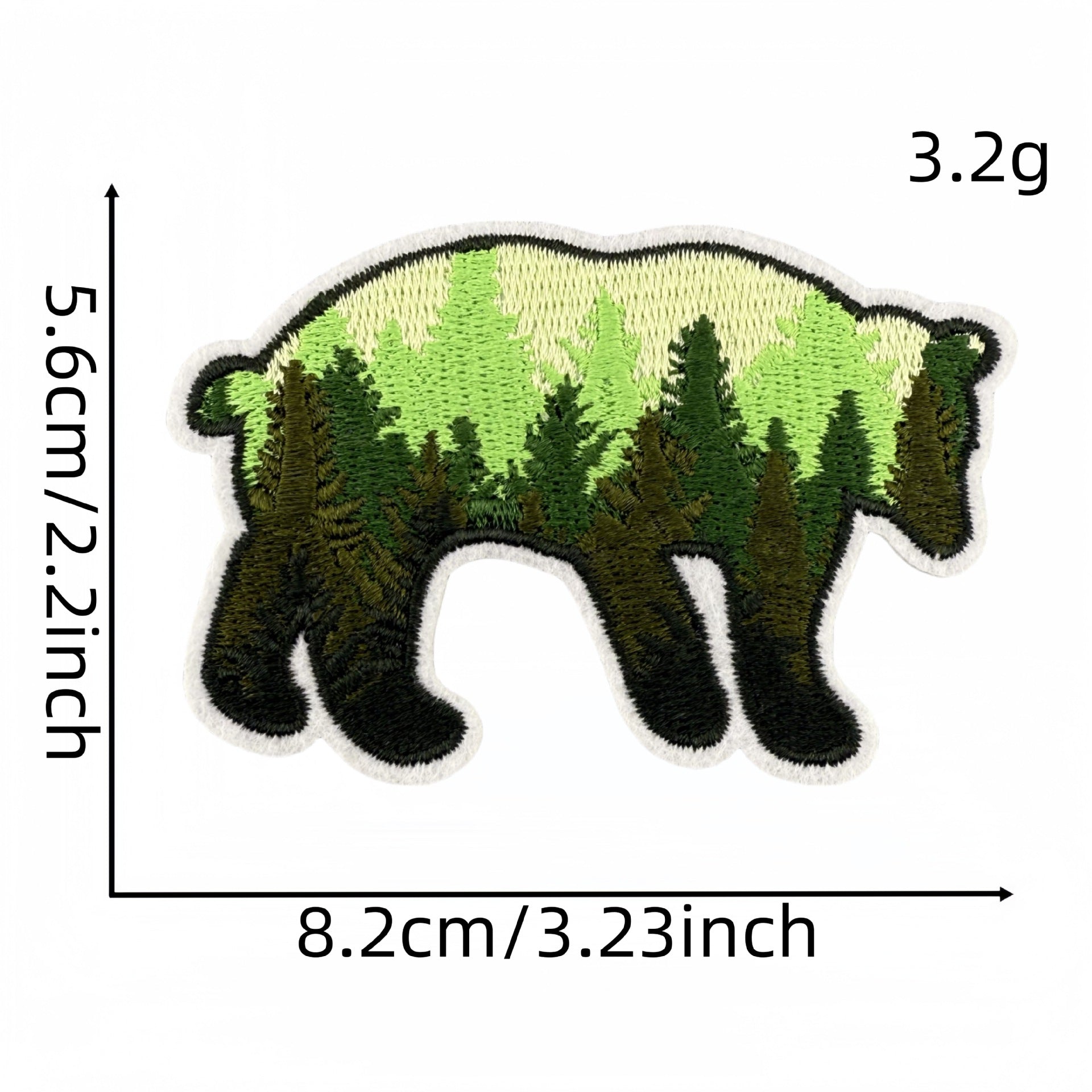 Wholesale Animal bear cloth patch embroidery patch accessories