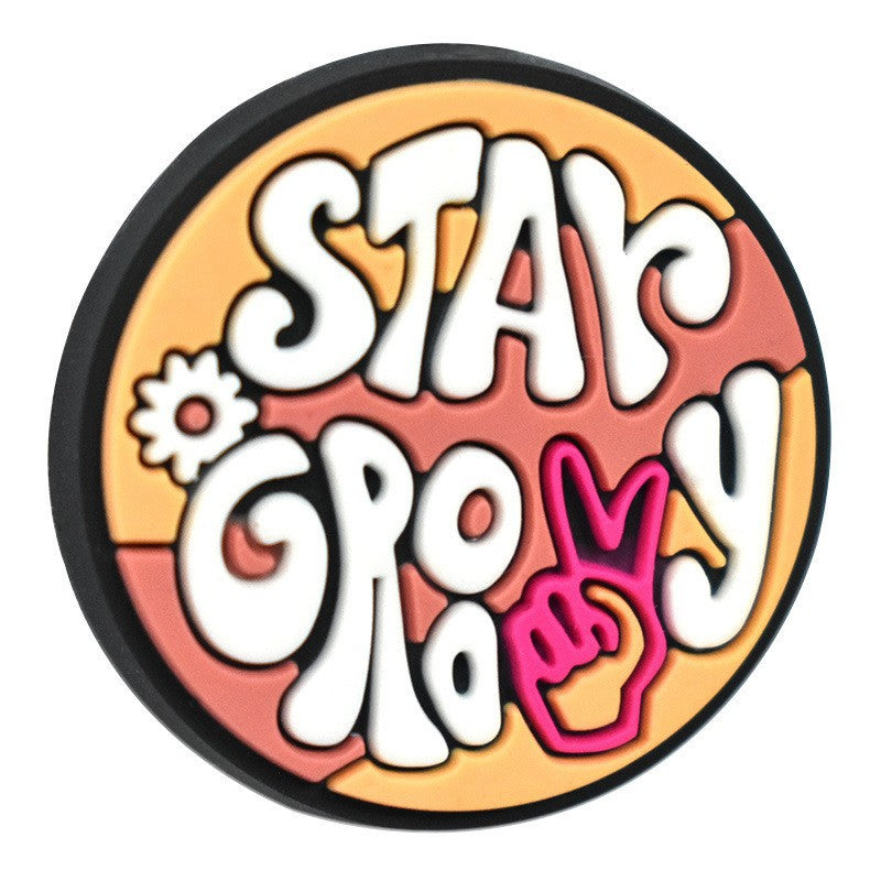 Wholesale Random 100pcs  Cartoon Love and Peace  Focal Beads