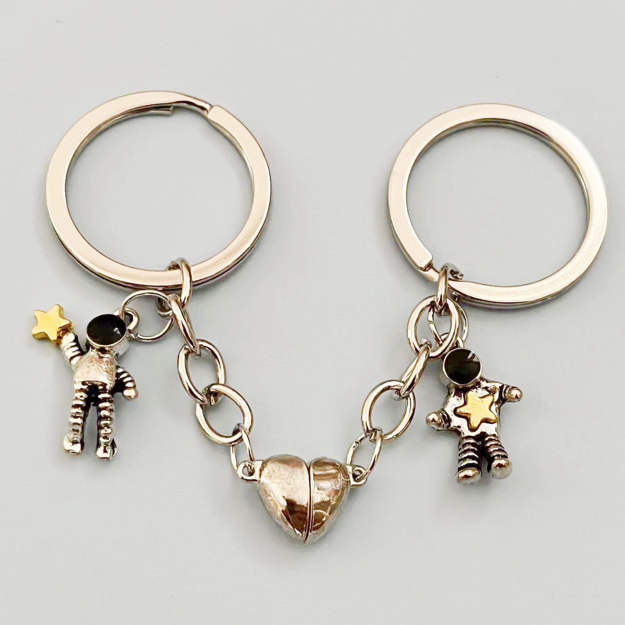 Wholesale Astronaut Star Magnetic Keychain Spaceman Keychain