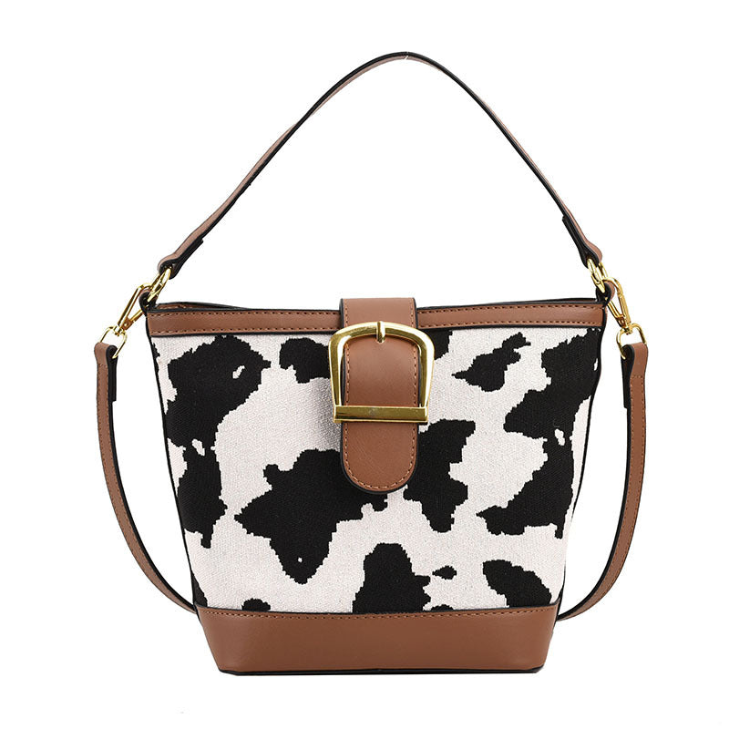 Wholesale Cow Pattern Crossbody Shoulder Bag