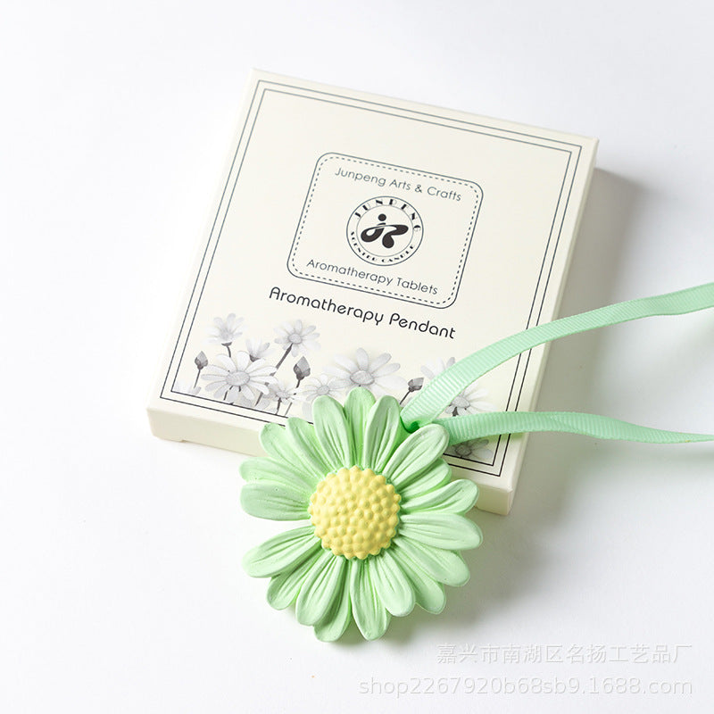 Wholesale Fireless Aromatherapy Diffuser Solid Gypsum Car Pendant Fragrance Tablets