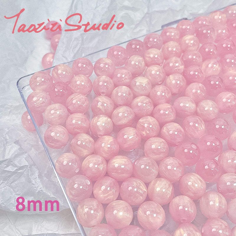 Wholesale 300pcs Dream Girl Starry Sky Streamer Round Beads