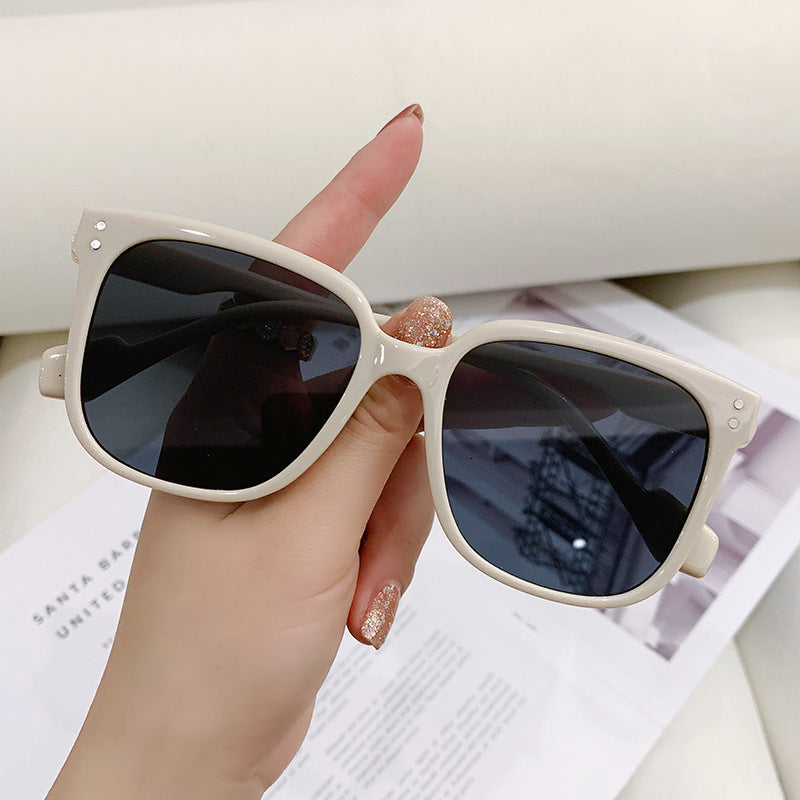 Wholesale UV protection white frame sun glasses