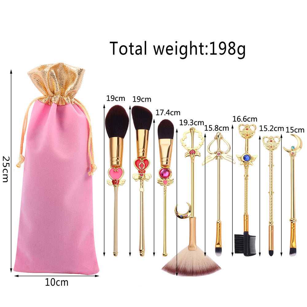 Wholesale Unicorn Sailor Moon Makeup Brush Tool Set