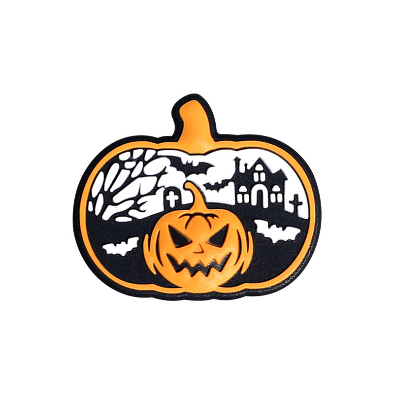 Wholesale  20pcs Halloween silicone beads new dark series loose beads diy bracelet necklace accessories cartoon silicone beads