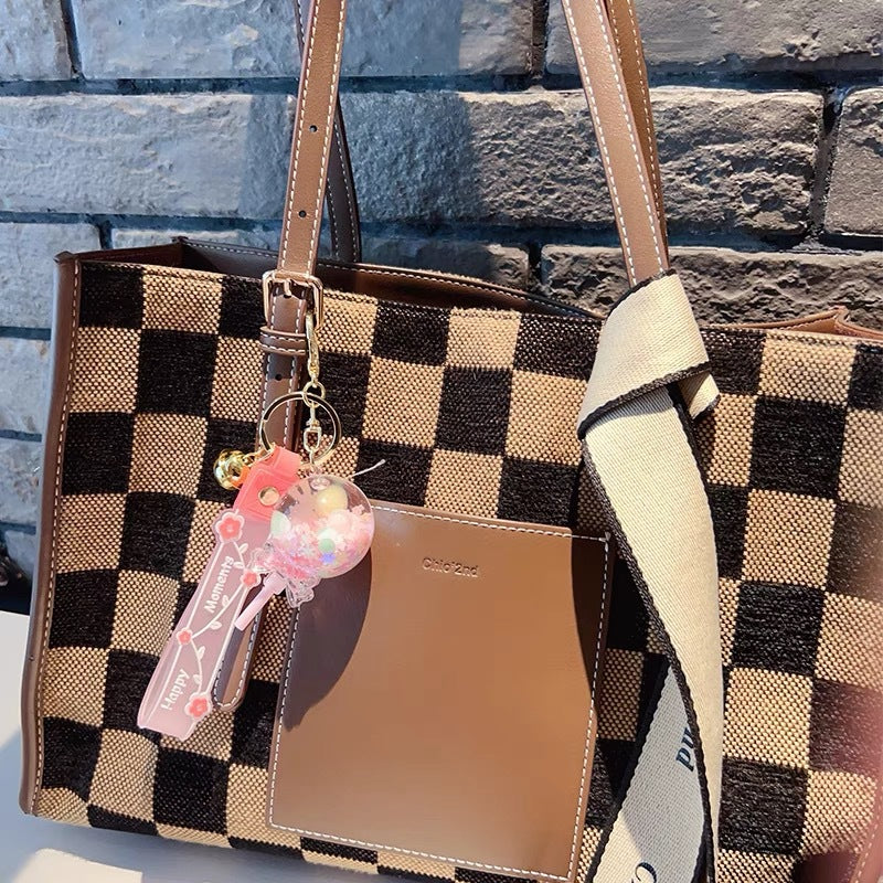 Wholesale Quicksand Lollipops Acrylic Keychains