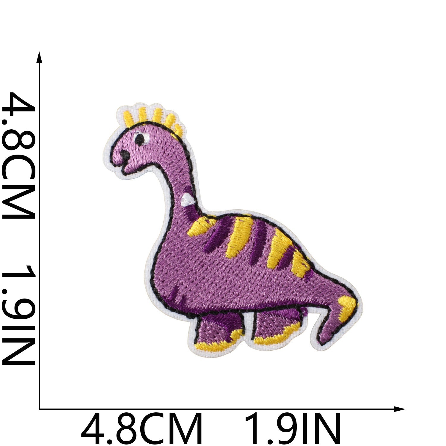 Wholesale Fashion Dinosaur Embroidered Iron On Patches For Kids Clothing Decorative Accent Gift