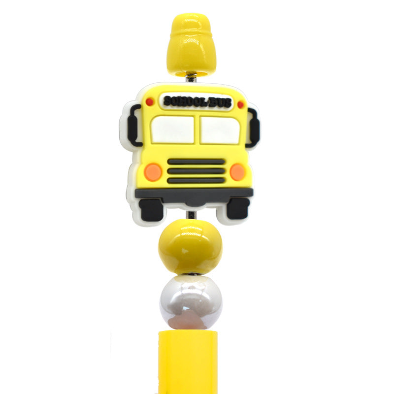 Wholesale Random 100pcs Cartoon School Series Focal Beads