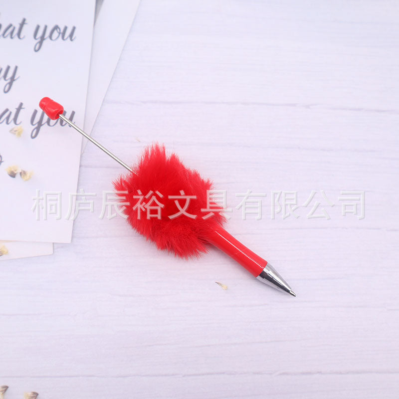 Wholesale Cartoon beaded cute pen with cute beads and cute girly gift pen