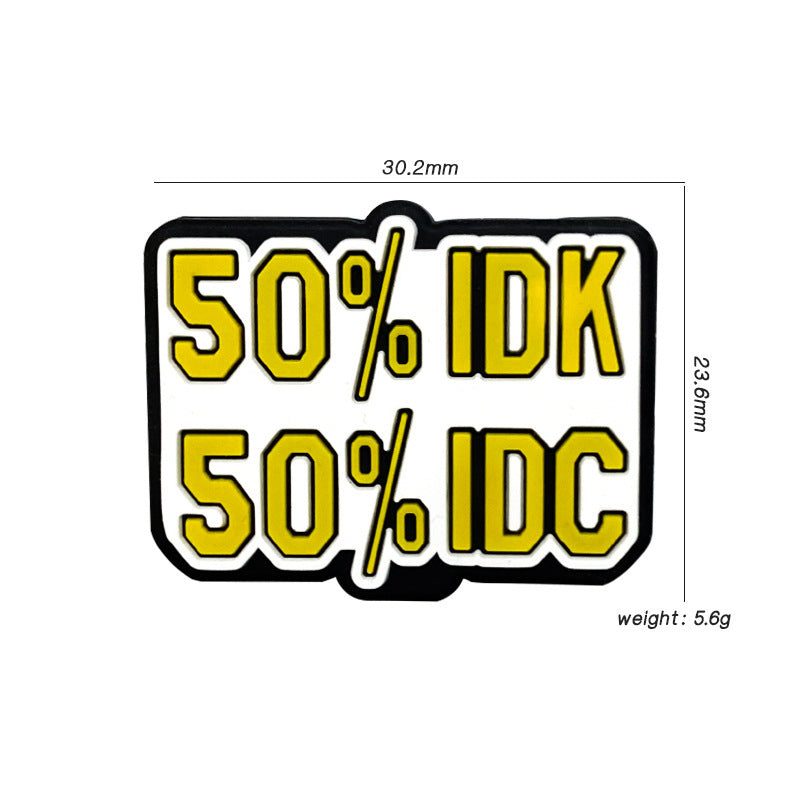 Wholesale 10pcs Geometric Design Dialog Box English Letter Focal Beads