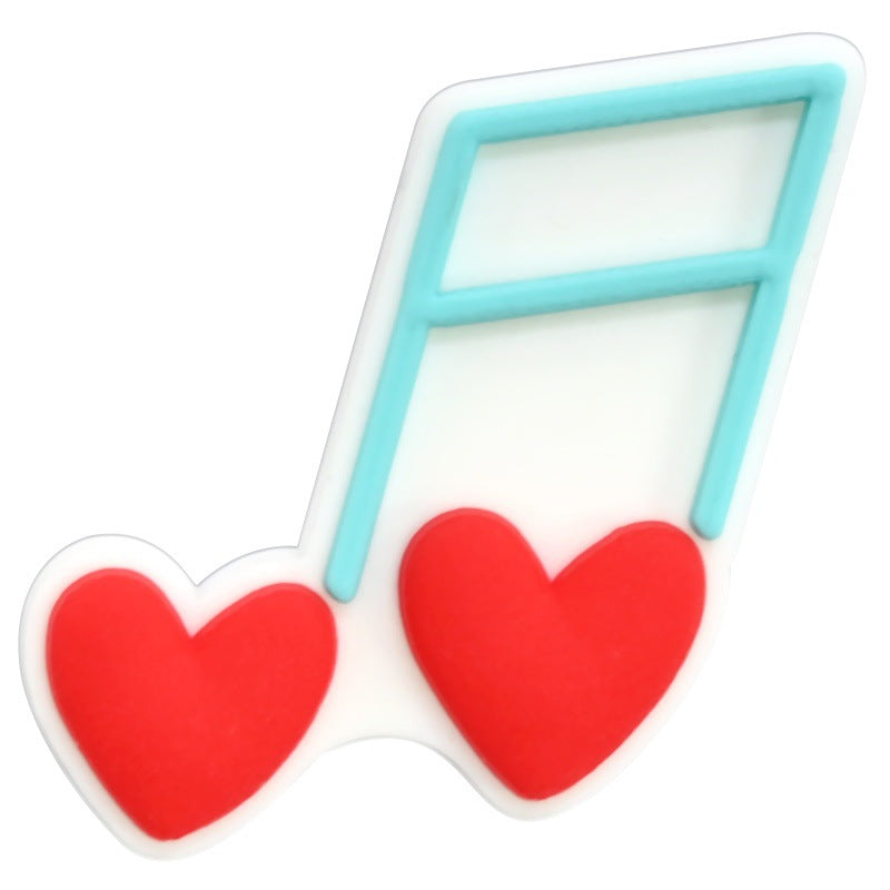 Wholesale Random 100pcs Valentine' s Day Series Blue Cartoon Croc Charms