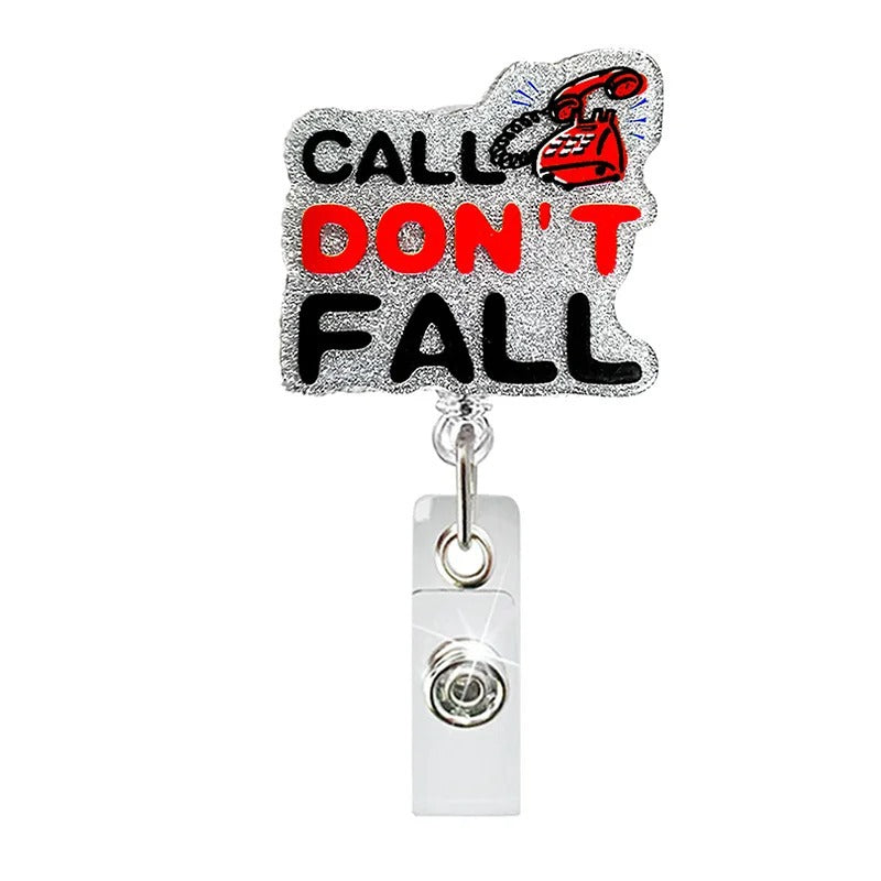 Wholesale 10pcs DIY acrylic jewelry blackened style badge retractable keychain