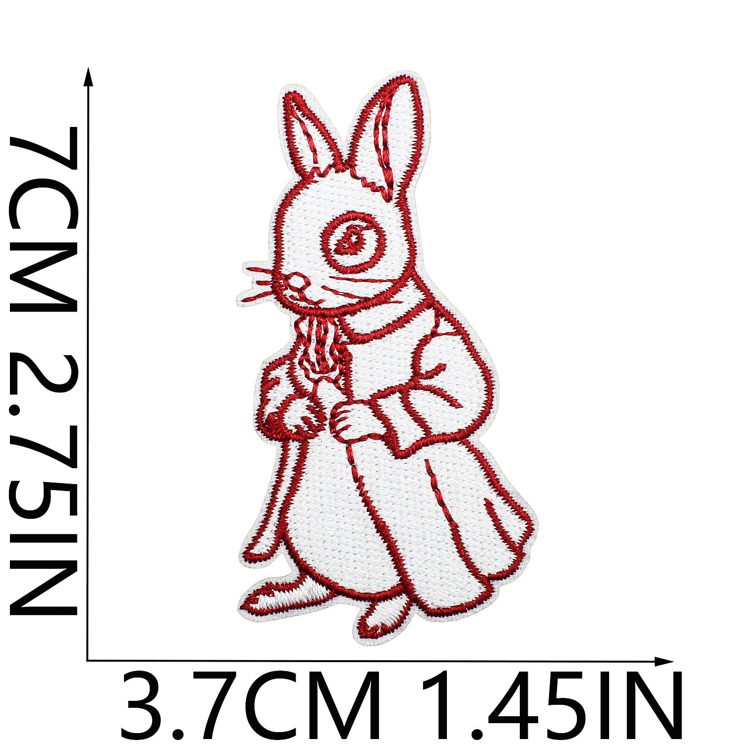 Wholesale Cartoon Rabbit Mushroom Rose Poker Cake Embroidery DIY Patches