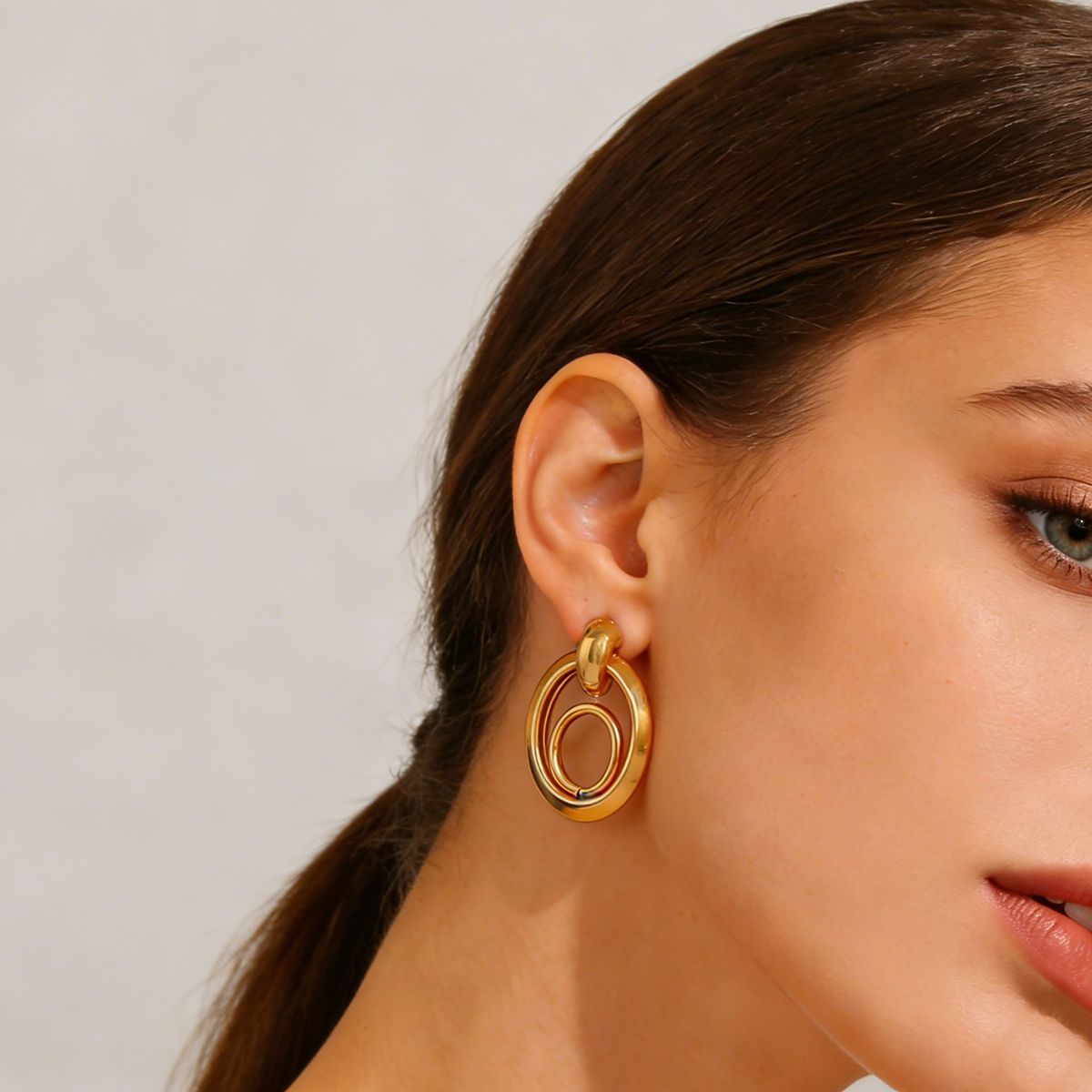 Wholesale Stainless Steel Round Hoop Earrings