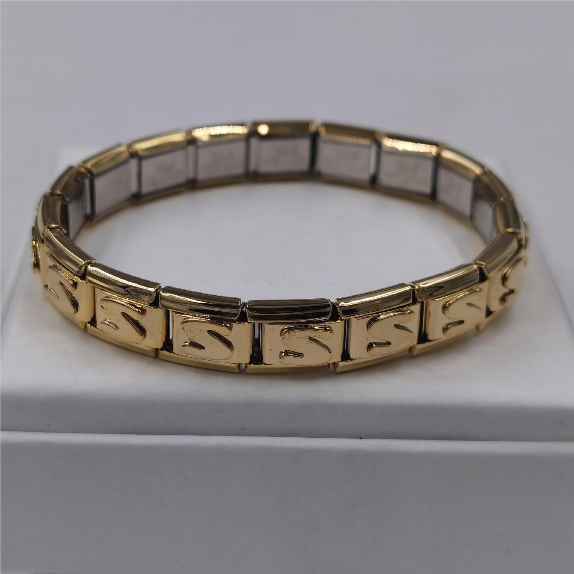 Wholesale Italian Charm Bracelet DIY Module Splicing Stainless Steel Bracelet Accessories Charms