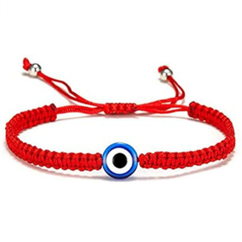 Wholesale Hand Woven Adjustable Devil's Eye Red String Bracelet