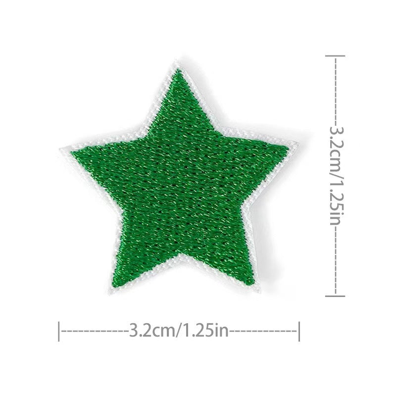 Wholesale Embroidered Star Patches 36 Pack Sew On Appliques For Clothing And Towels Fashion Accessory DIY Gift Resale