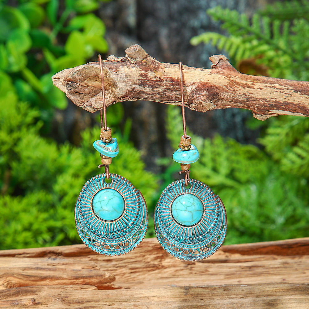 Wholesale Bohemian Retro Tassel Earrings Zinc Alloy Fashion Accessory For Party Wear And Resale