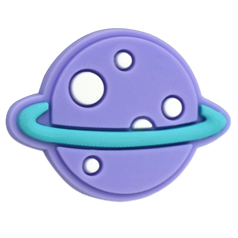 Wholesale  Random 100pcs Planet Series Soft Rubber Beads