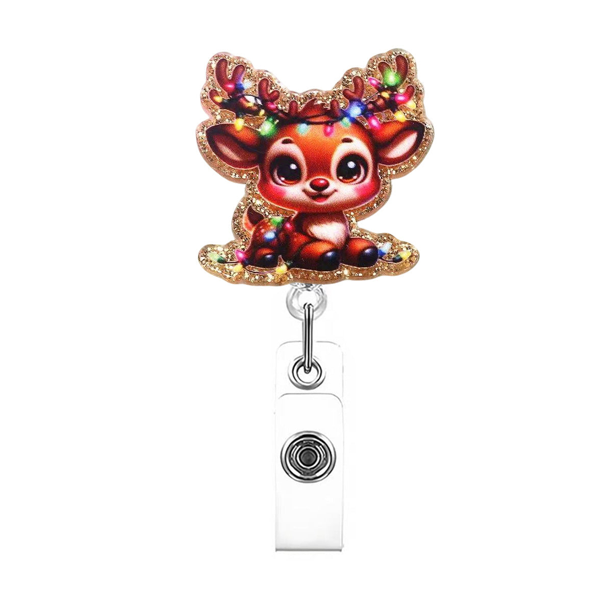 Wholesale Christmas Colored Bow Badge Reels