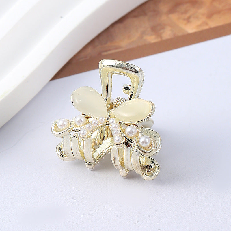 Wholesale Metal Bow Knots Pearl Diamonds Rhinestone  Hair Clips
