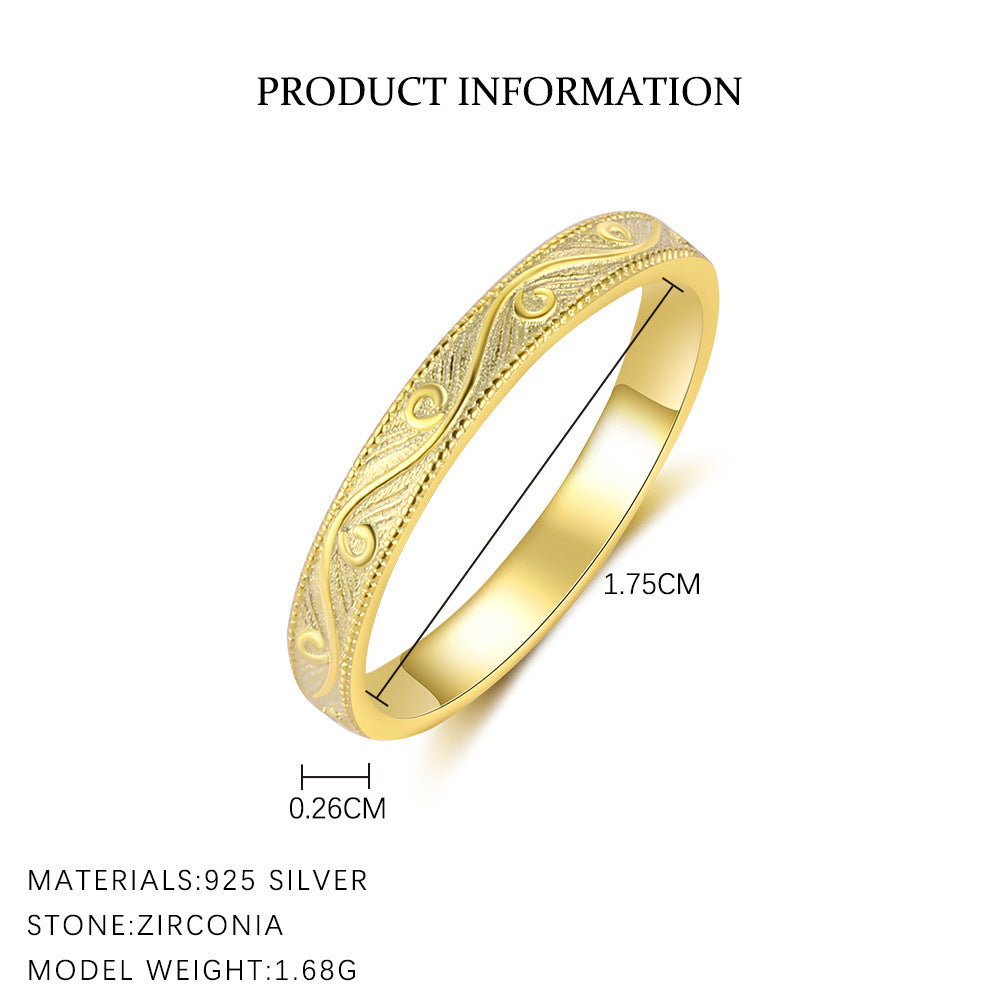 Wholesale S925 Sterling Silver Star Light Luxury Zirconium Ring