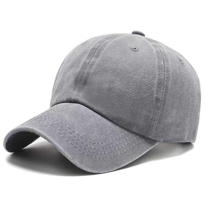 Wholesale washed denim hat old baseball cap men's and women's summer outdoor personality cap