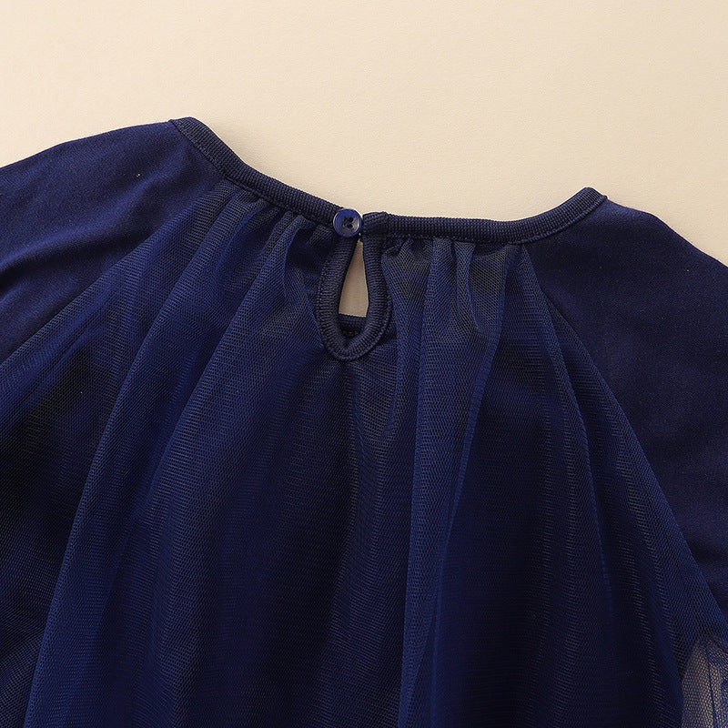 Wholesale Autumn Girls Dress Children's Long Sleeve Princess Dress