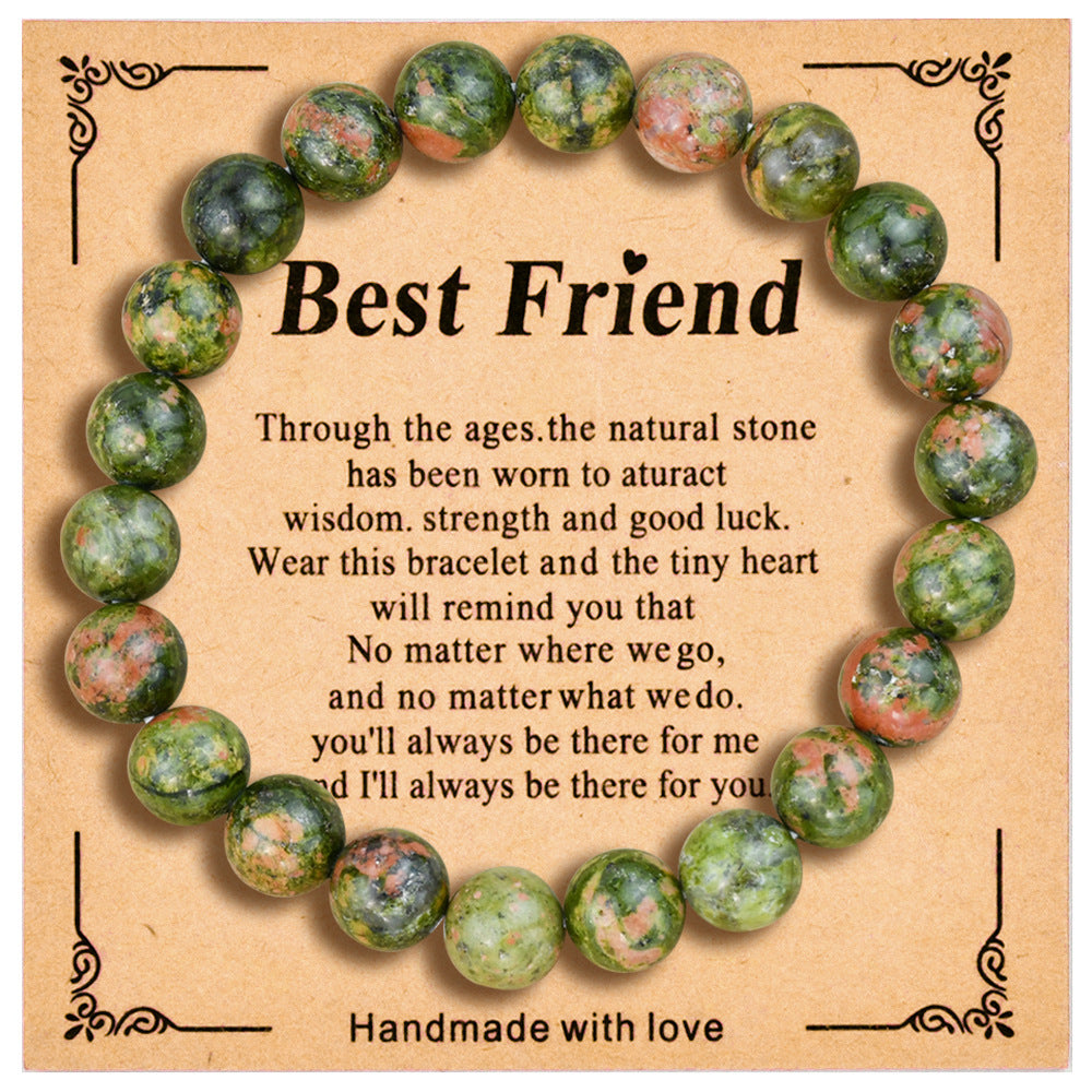 Wholesale  8mm colorful crystal beaded bracelet