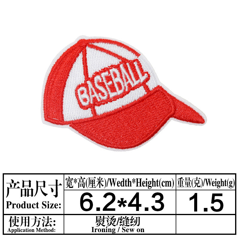 Wholesale Cartoon Baseball Football Embroidery DIY Patches