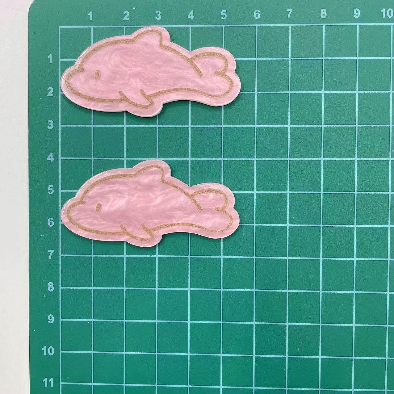 Wholesale 5pcs Cartoon Fish Acrylic FlatBack Cute Accessories