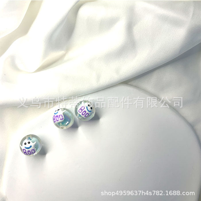 Cuentas de perlas de goteo de aceite hueco de 10 piezas al por mayor