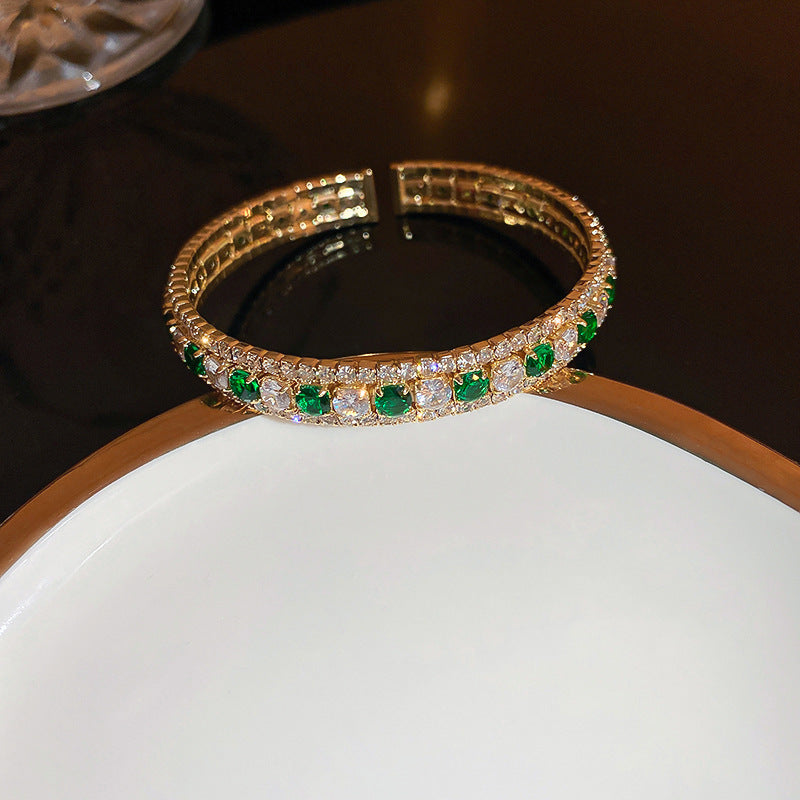 Wholesale Diamond Zircon Open Vintage Bracelet