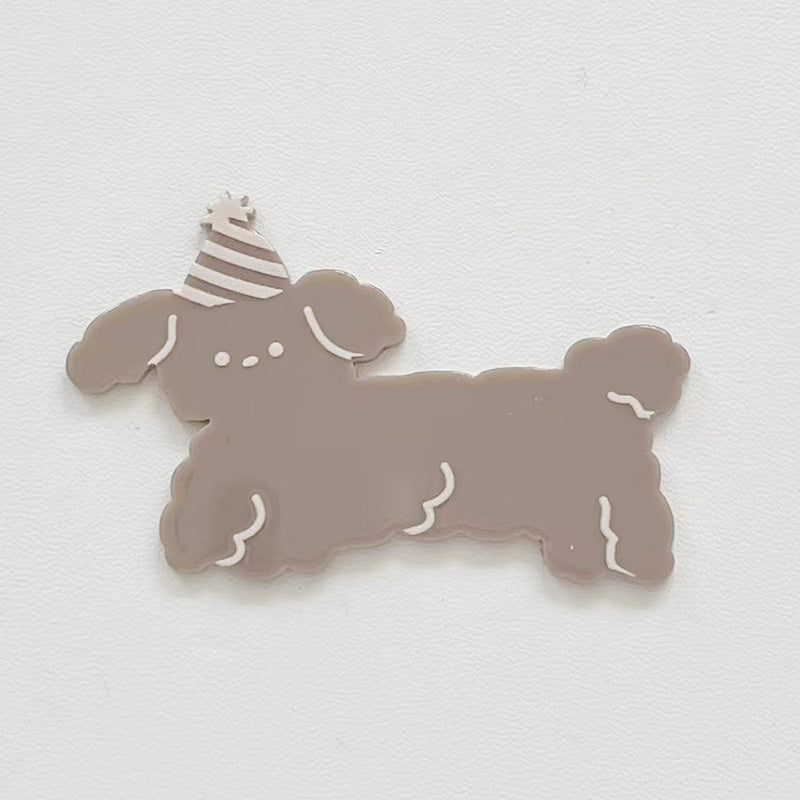Wholesale 10pcs cute cartoon dogs and cats Acrylic Flatback