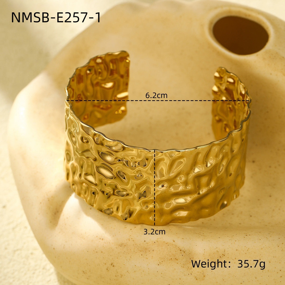 Wholesale Exaggerated titanium steel bracelet wide open stainless steel bracelet