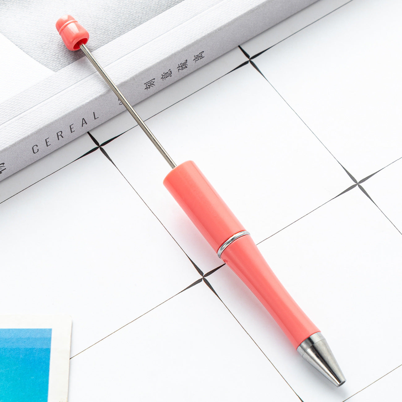 Wholesale Beadable Pens DIY for Beaded Plastic Pen Macaron Color