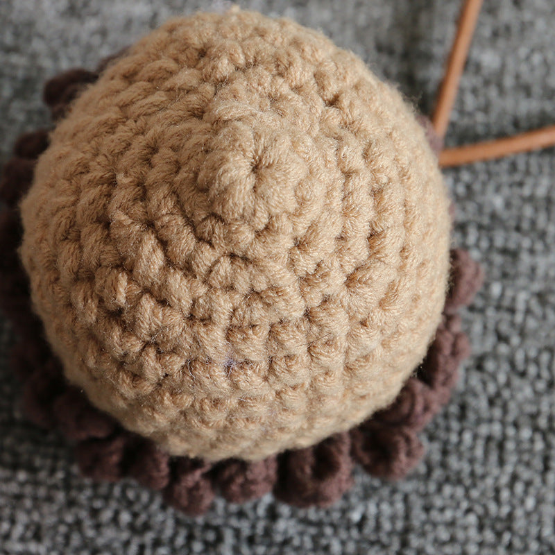 Bolso para niños de hilo de pino de champiñones de champiñones