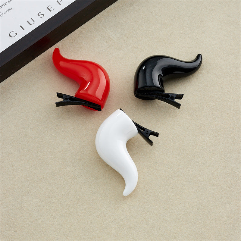 Wholesale  devil horns cute anime headdress edge clip