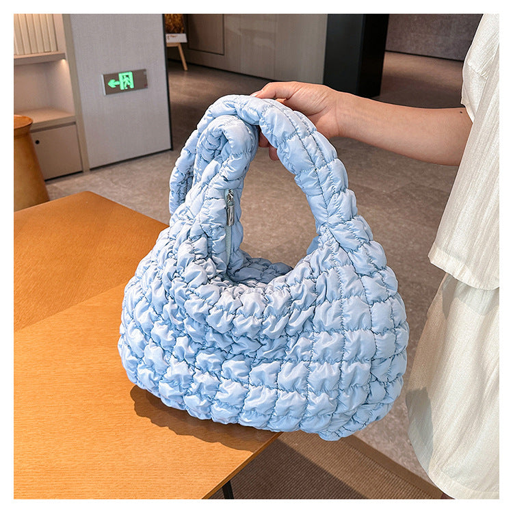 Wholesale Nylon Pleated Cloud Large Capacity Single Shoulder Crossbody Bag