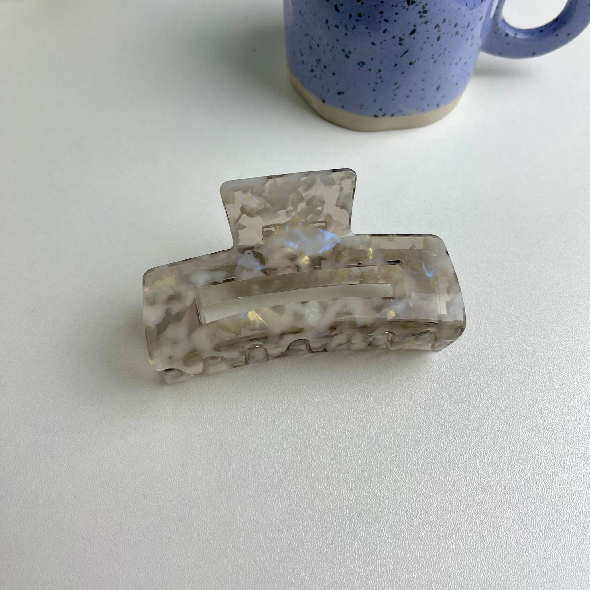 Wholesale Vintage Acetate Leopard Print Large Gripper Clip