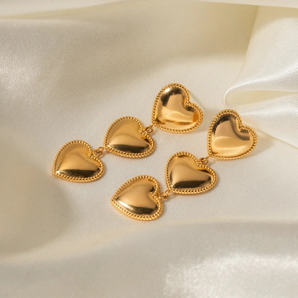 Wholesale Valentine's Day Multi-Layer Love Simple Alloy Earrings