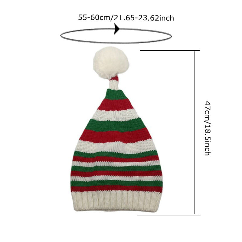 Wholesale Christmas Adult Children Parent-child Acrylic Thick Knitted Beanie