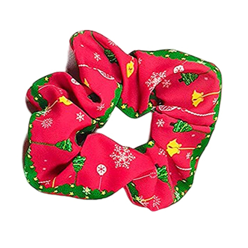 Wholesale Christmas Large Intestine Fabric Hair Ties