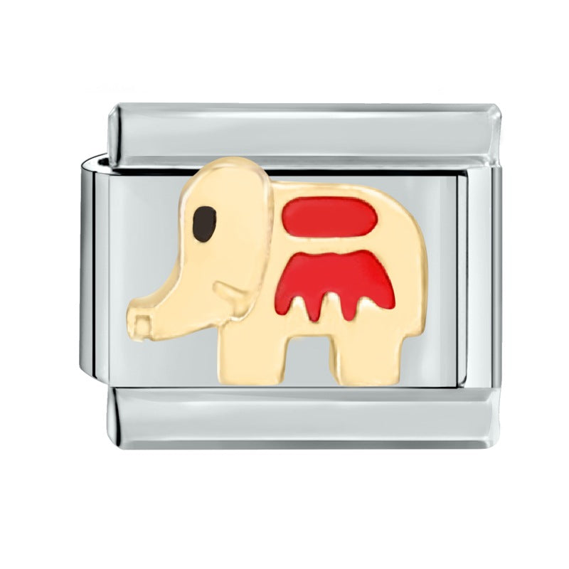 Wholesale Italian Charm Bracelet 9mm DIY Splicing and Removable Stainless Steel Funny Composable Bracelet